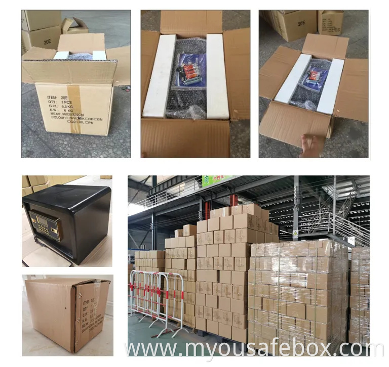 Safety Steel Household Wardrobe Hotel Safe High Capacity for 4 Pistols